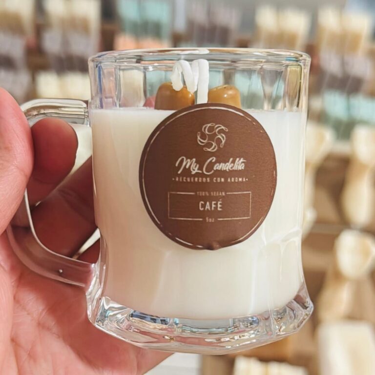 vela taza de cafe
